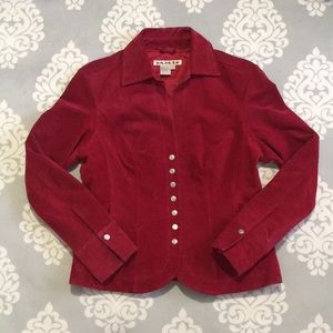 A.M.I. - Red Button Up Jacket